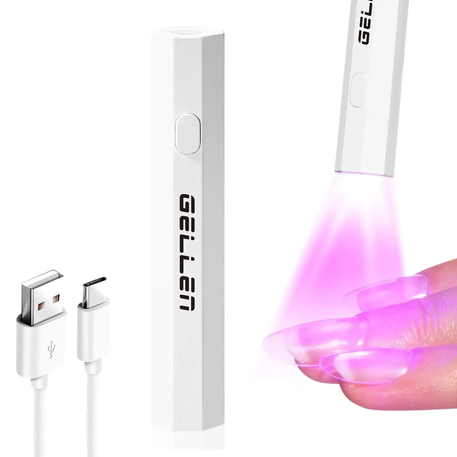 Handheld Mini UV LED Nail Lamp Portable Gel Nail Polish Dryer Fast Curing Light Home Salon Manicure Supplies Tools