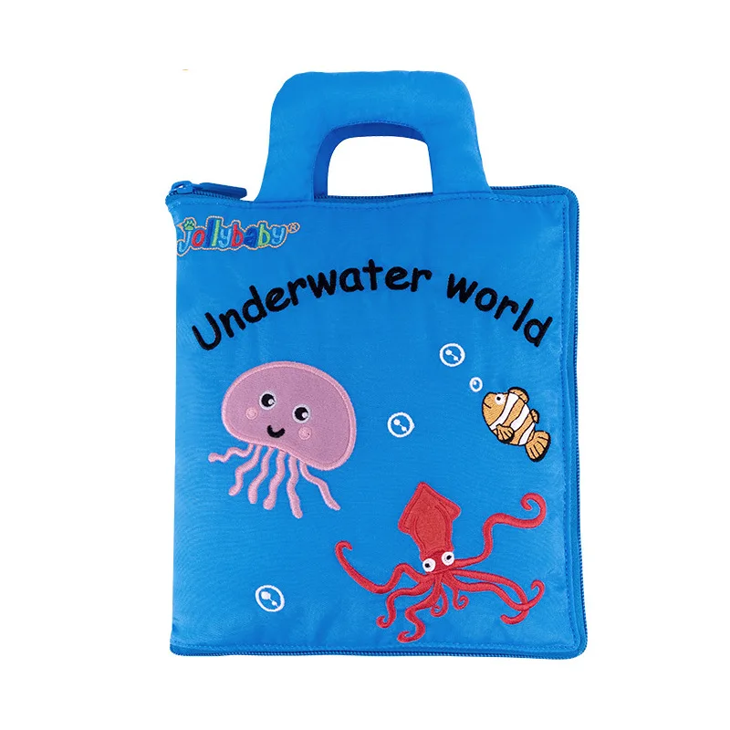 Underwater world Quiet cloth book Montessori Education early education toys Baby toys