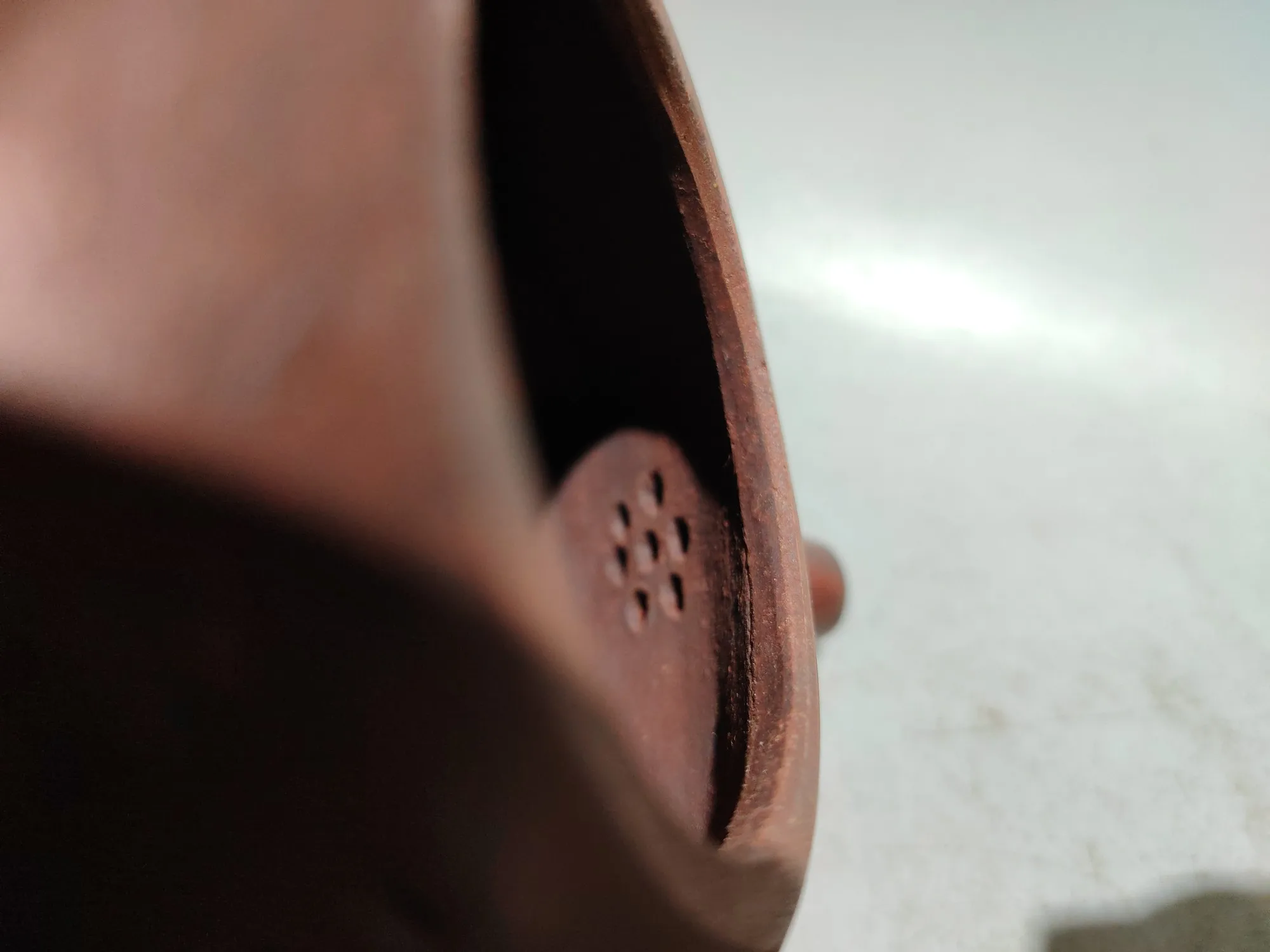 Chinese Yixing Purple Clay Teapot Raw ore dragon blood sand Poetry and Pattern Hexagonal teapot, stone ladle teapKettle Teapot