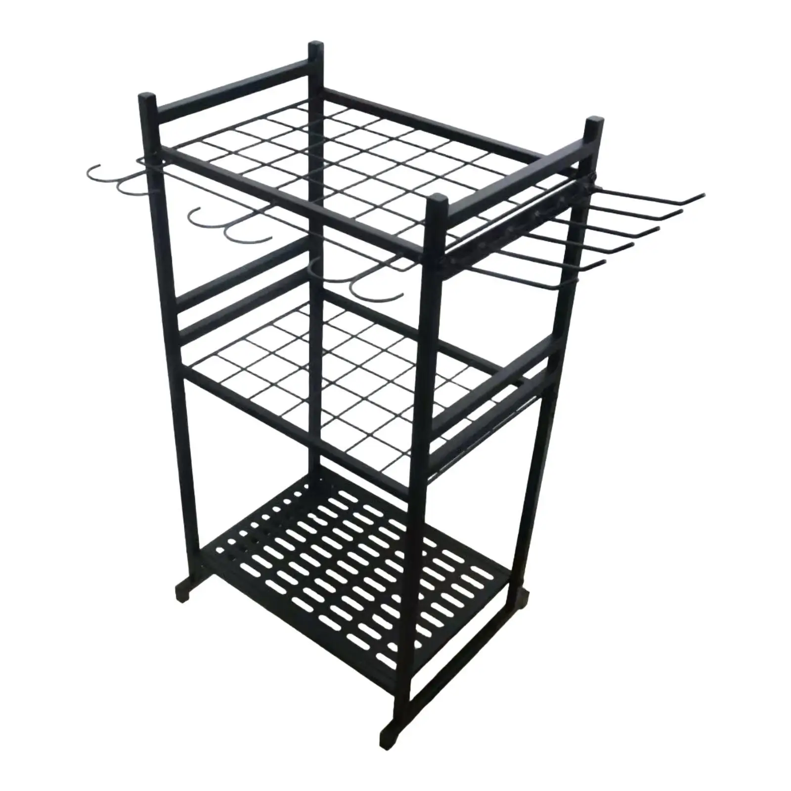 

Garden Tool Organizer 3 Tier Sturdy Yard Tool Holder for Lawn Shed Basement