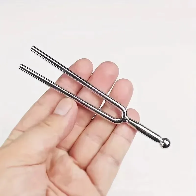 1PC 440Hz A Tone Stainless Steel Tuning Fork, Violin Viola Cello Tuner, Musical Instrument Tuning Accessory