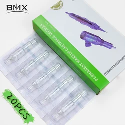 BMX 20PCS Permanent Makeup Needles Disposable Microblading Eyebrow Tattoo Needles 1/3/5/7RL Round Liner for micropigmentacion