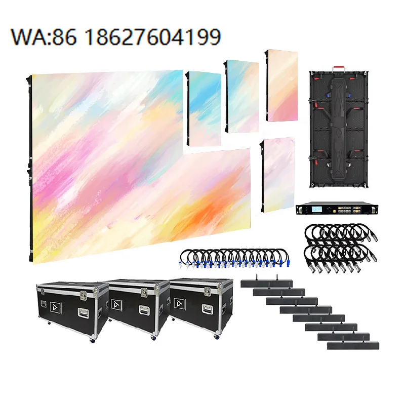 wedding backdrop event decoration indoor LED screen P391 HD Integrated Stage LED Display Wall Sign Board OutdoorIndoor Rental C