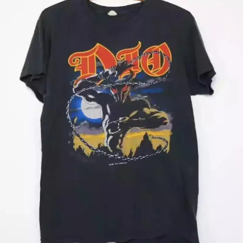 

Винтажная футболка Dio Last Line Tour Band Concert Rock 1984 80-х годов Vtg Meta Music