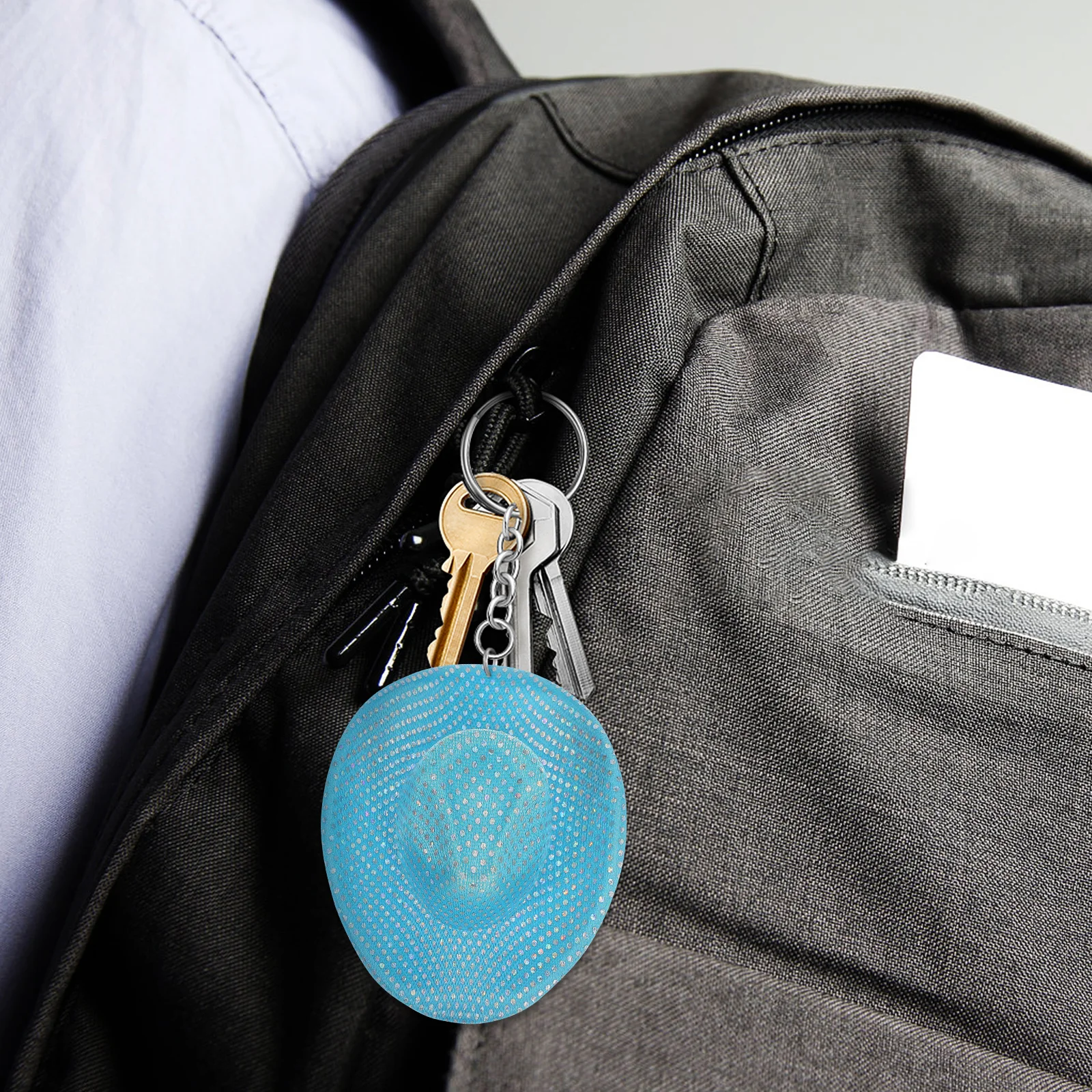 12 قطعة قبعات راعية البقر اللامعة الصغيرة الفريدة من نوعها على الطراز الغربي قبعات صغيرة لصياغة أغطية زجاجات النبيذ مهرجان زينة عيد الميلاد