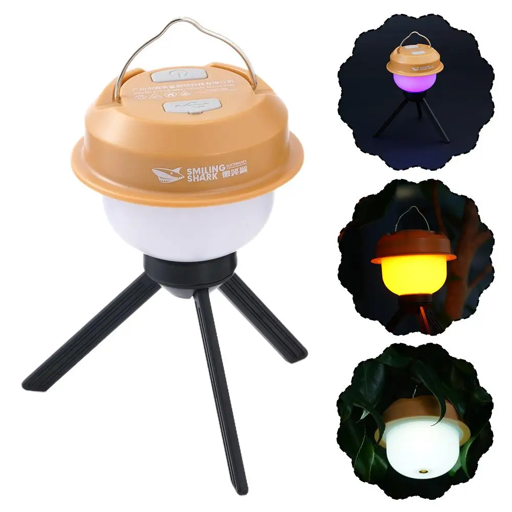 

Rechargeable LED Camping Light With Bracket Bright Light Long Battery Light Emergency Life Atmosphere Tent Portable Light N U7Y2