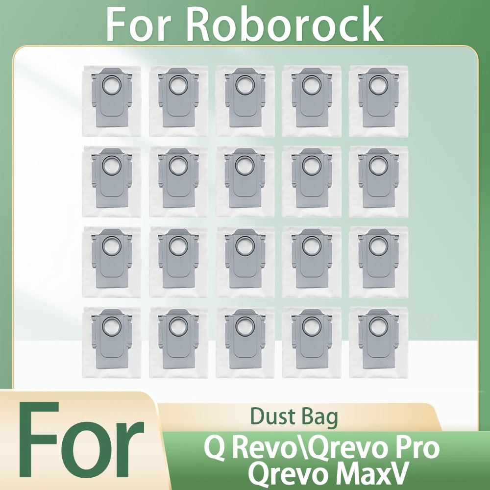 Dust Bag For Roborock Q Revo\\Qrevo Pro\\Qrevo MaxV\\S8 Maxv Ultra Parts Consumable Robot Vacuum Cleaner  Garbage Bag Accessories