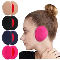 Bandless Ear Muffs Fleece Ear Muffs Thick Winter Ear Covers Cold Weather Ear Warmer for Women