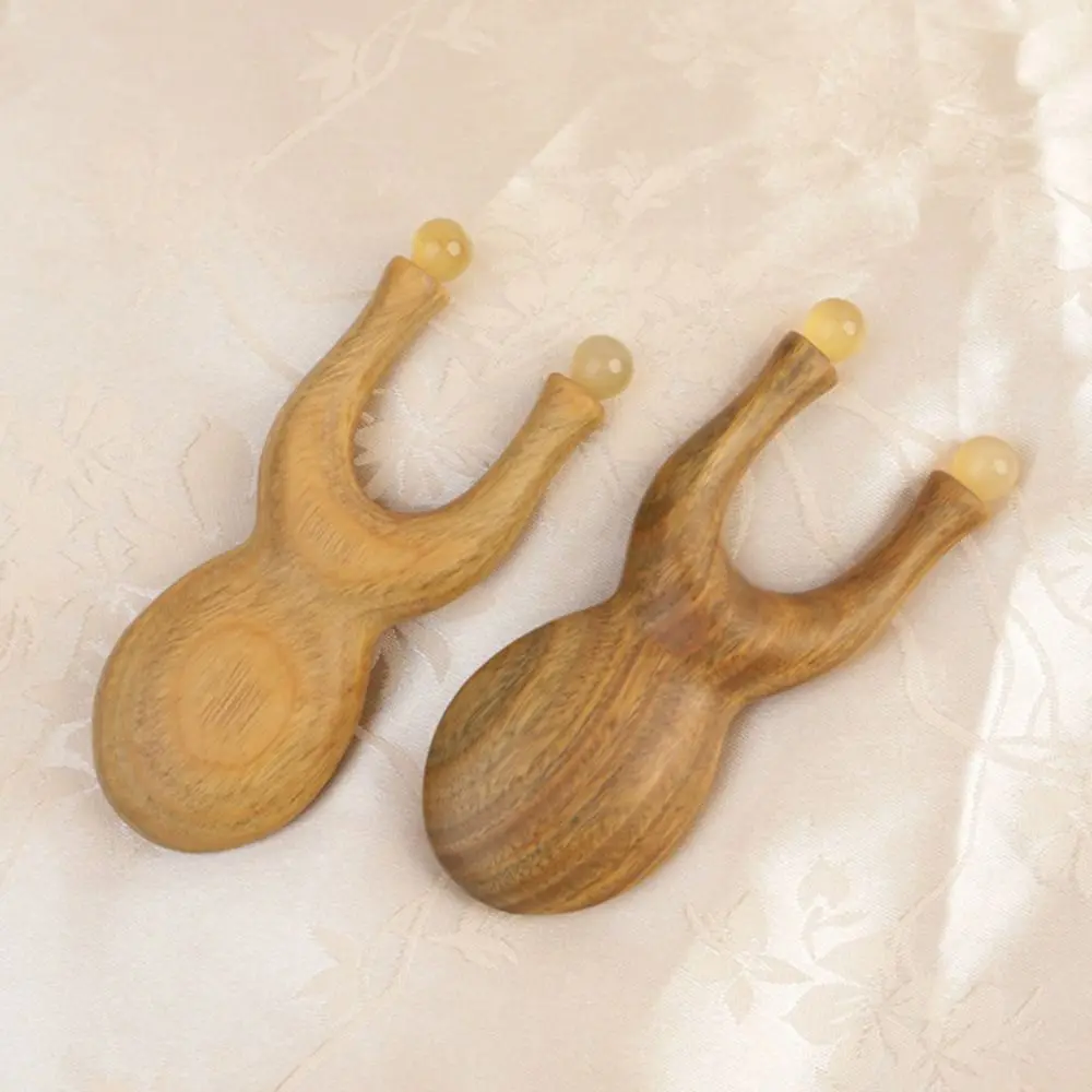 

Деревянная ручка Гуаша Массажер для лица Инструмент Антистатический в форме лягушки Ручной массажер для лица Подтяжка фасции Ручной