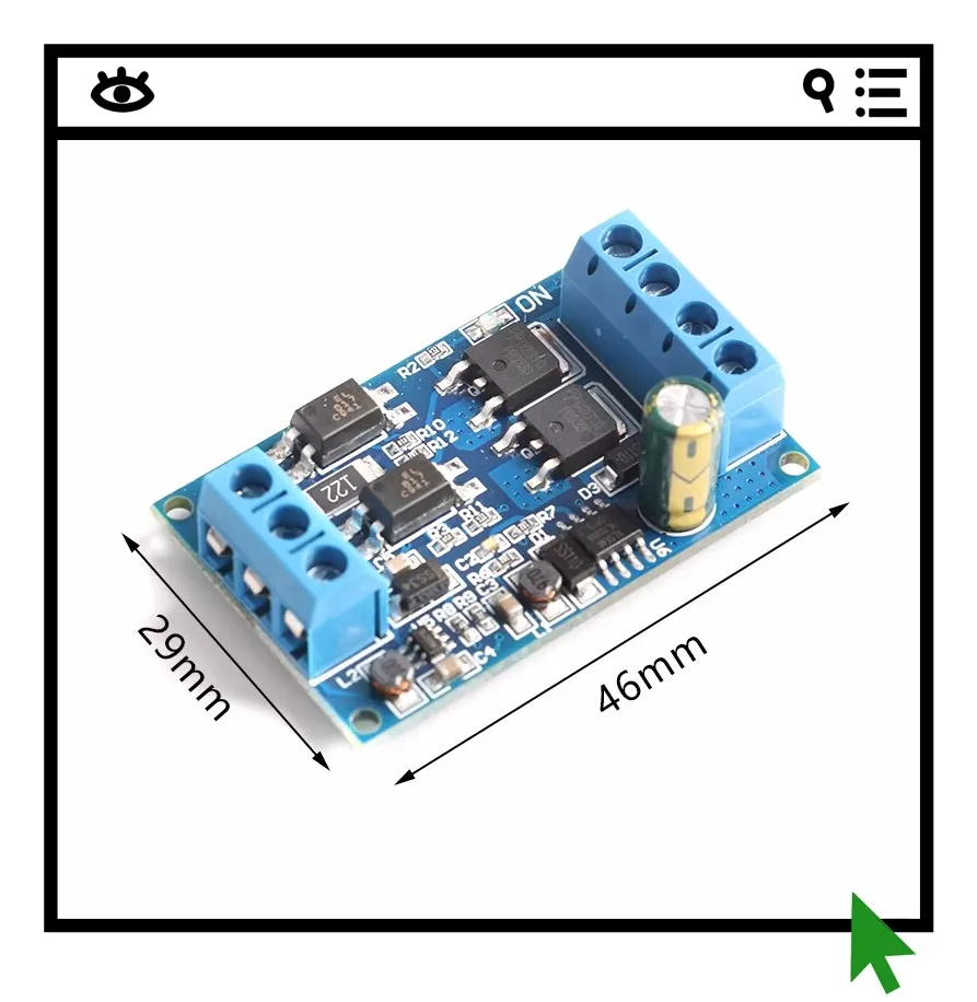 

2PCS High-voltage, high-power MOSFET PWM regulating electronic switch control board