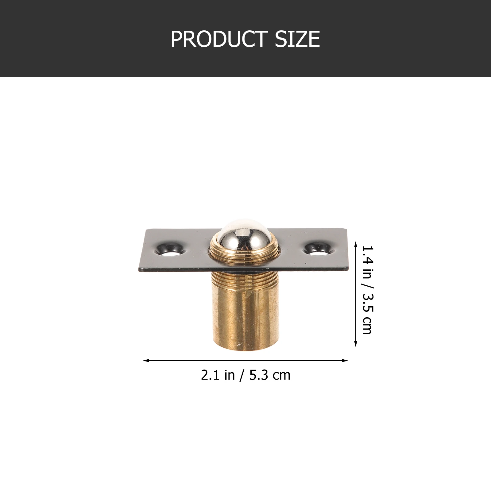 Stainless Steel Ball Closet Hardware Invisible Spring Push Lock for Cabinet Drawers Replacement Hidden Latch Hardware Door Catch