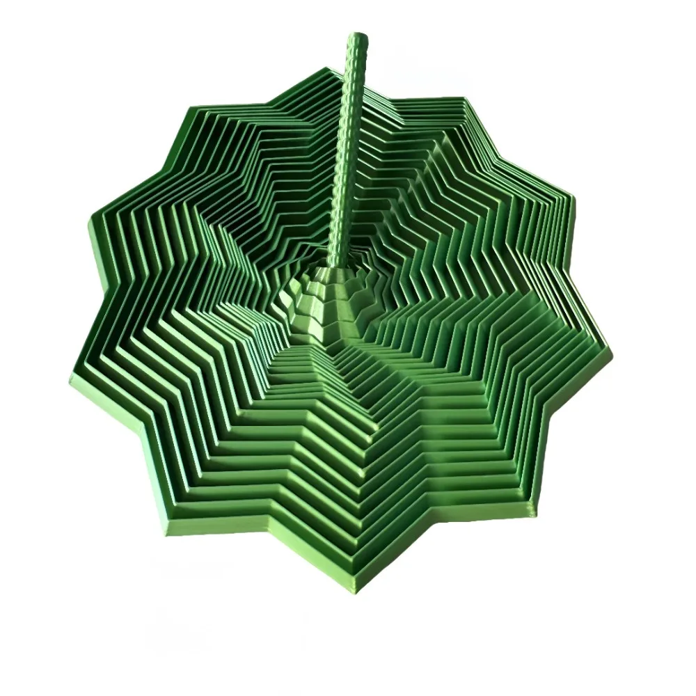 3D Printing Fractal Fidget Star Model Geometric Design Expanded Expanded Sensory Model Creativity with Handles AntiAnxiety