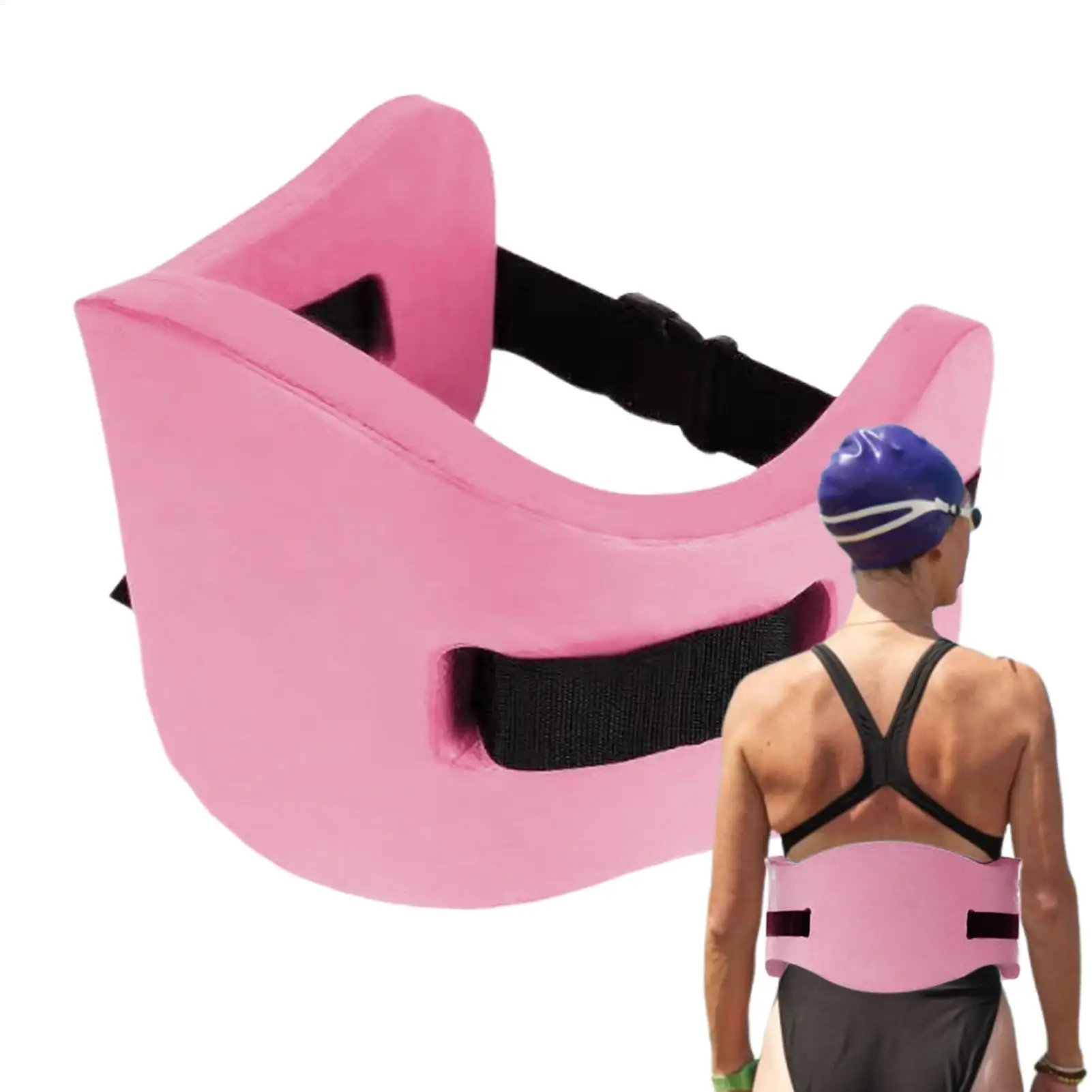 Cintura di galleggiamento di sicurezza leggera in EVA Cintura regolabile per giovani dimensioni per adulti Attrezzatura per esercizi per l'allenamento del nuoto