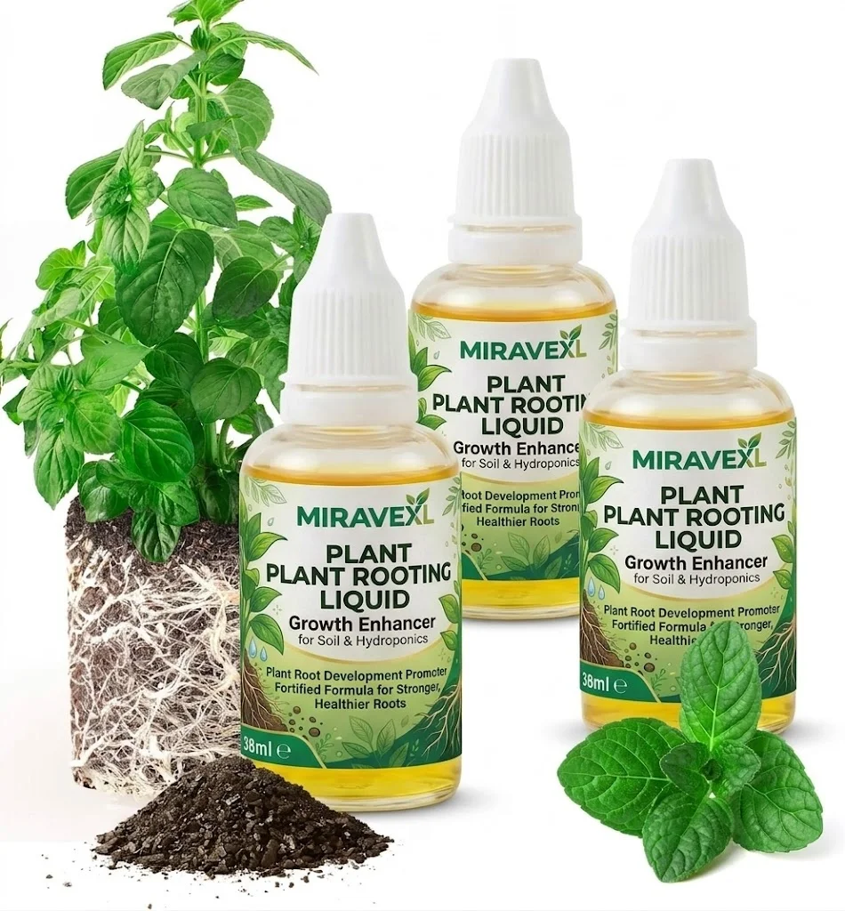 38ml Plant Rooting Liquid Fast Growth Enhancer Solution Concentrated Rooting Booster Supplement for Soil Hydroponics Cuttings