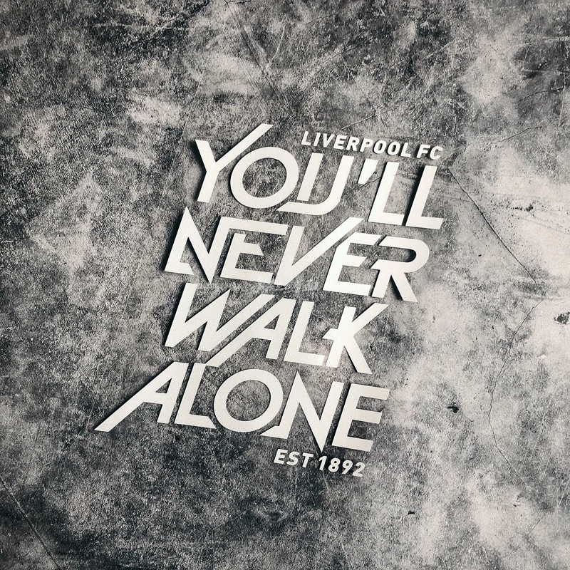 ملصق نادي ليفربول لكرة القدم لتغطية خدوش السيارة وتزيينها، مادة عاكسة، ملصق كامل للسيارة بنمط الفريق/النجوم