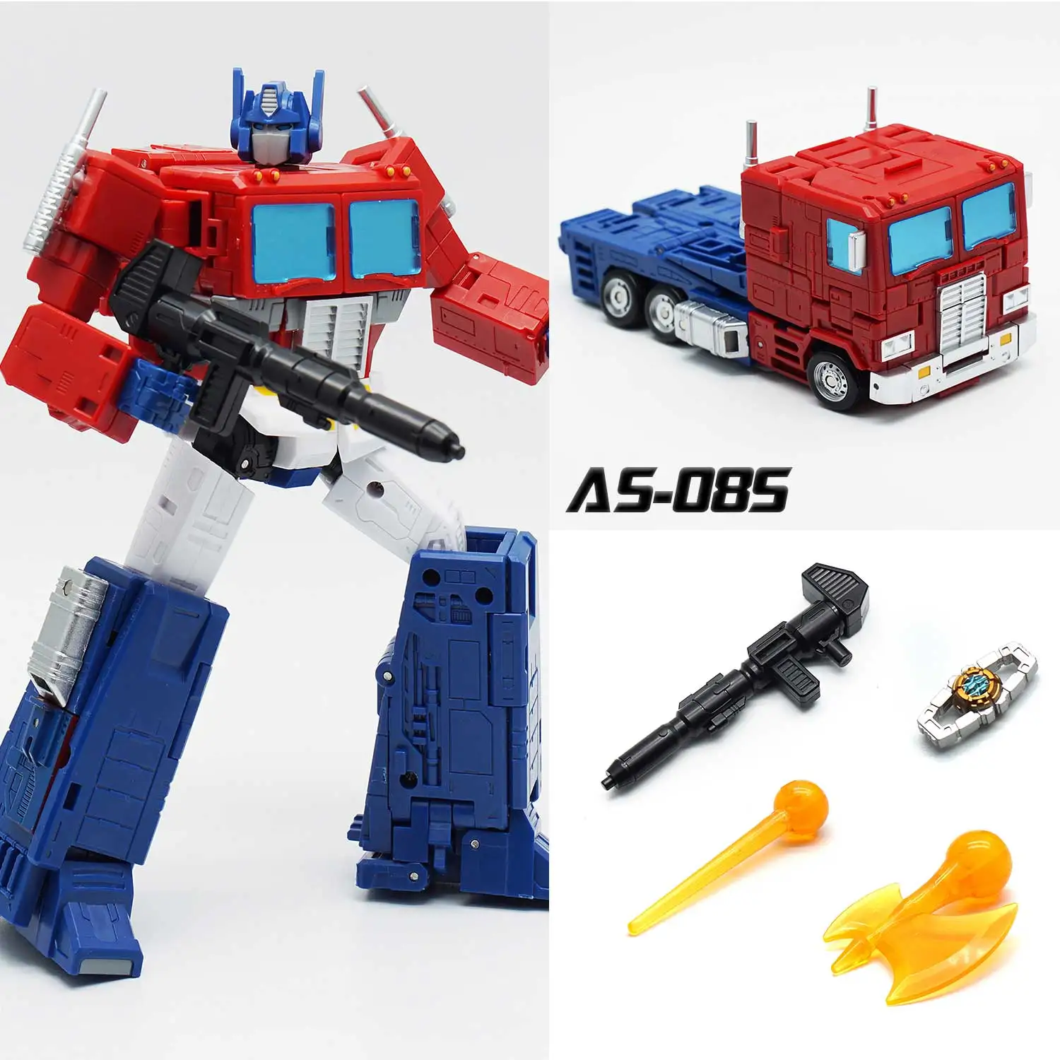 Juguete de transformación AS TOYS AS-08S AS08S Commander de nivel C figura de acción modelo estatua colección juguete