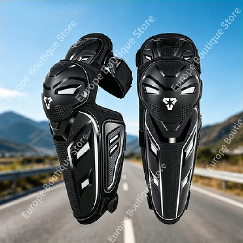 

Off Road Knee Protector Set 4 Seasons Anti Fall Shock Absorption Wear Resistant Motorcycle Riding Leg Guards For Men