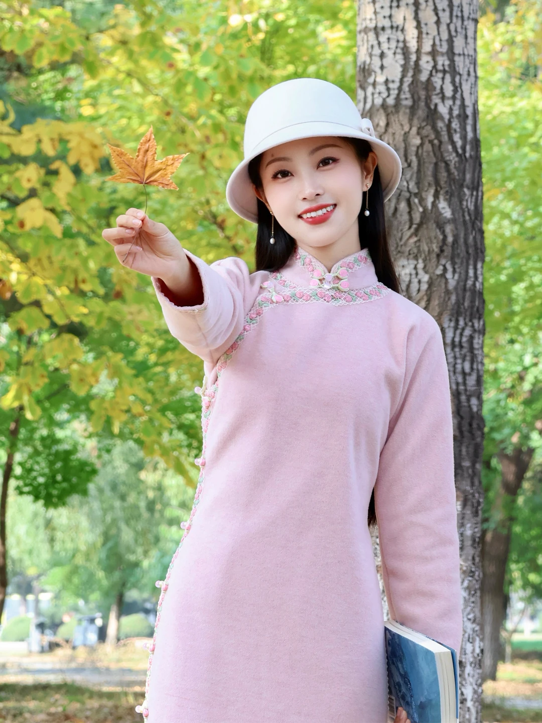 

Теплое шерстяное пальто Young Sle Long Sve Ba Warmth Повседневная одежда Винтаж Зимняя мода Pure Color Long Dr