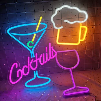 LEDネオンウォールライト,バー,クラブ,バー,ベッドルーム,ホテル,パブ,コーヒー,誕生日,パーティー用