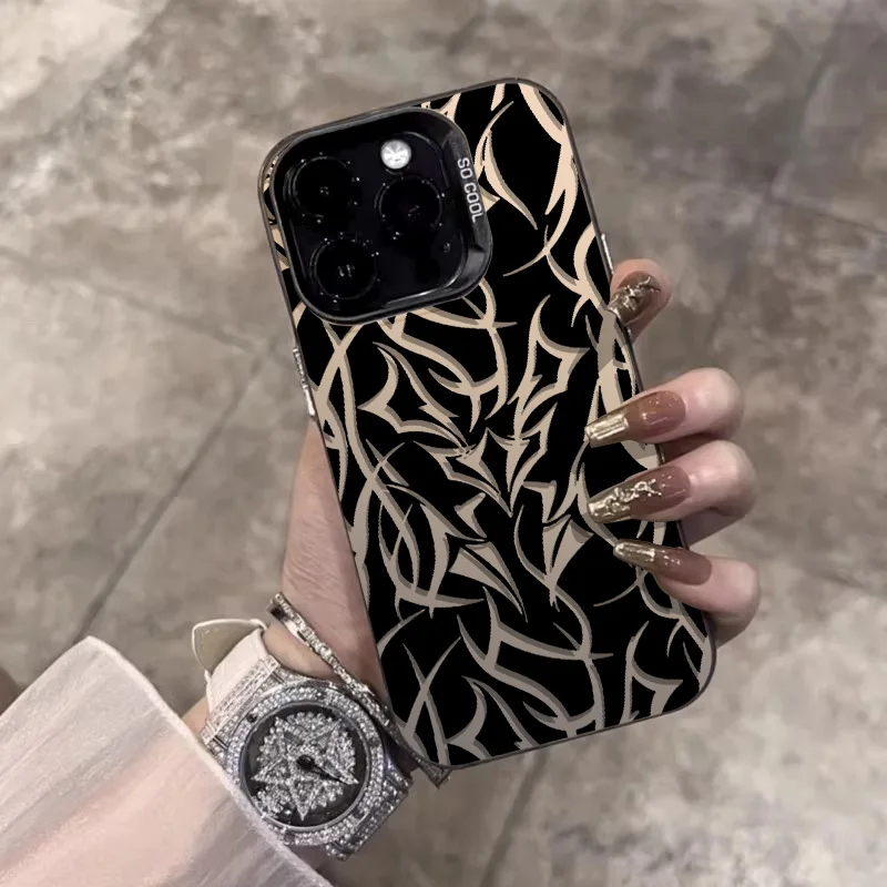 

Palm Art Cloak Thorn Phone Case For Samsung Galaxy S25 S23 S21 Plus S22 FE S24 Ultra A36 A26 A55 A35 A25 A34 A54 A53 A52 Cover