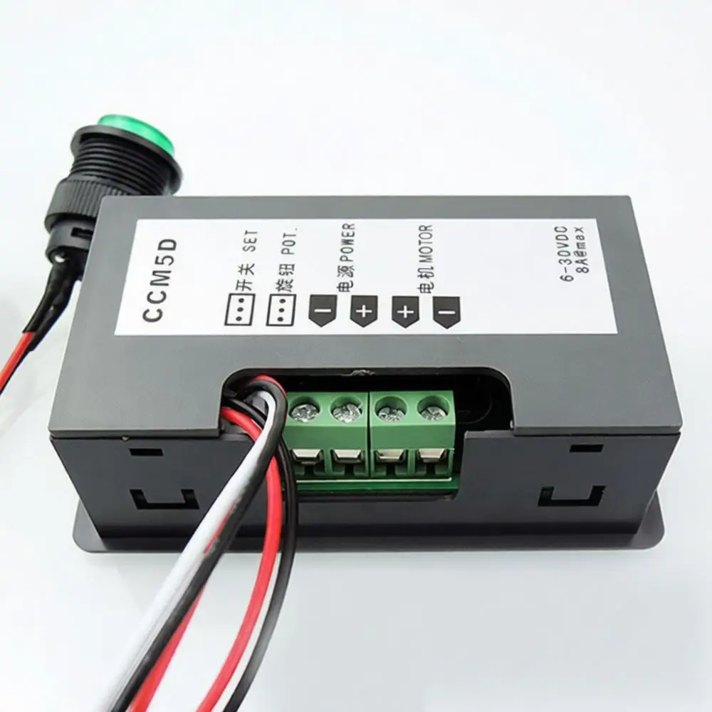 Industrial PWM DC Motor Regulator Module Digital Display 6V 12V 24V Adjustable Speed Controller For Conveyor Belt System