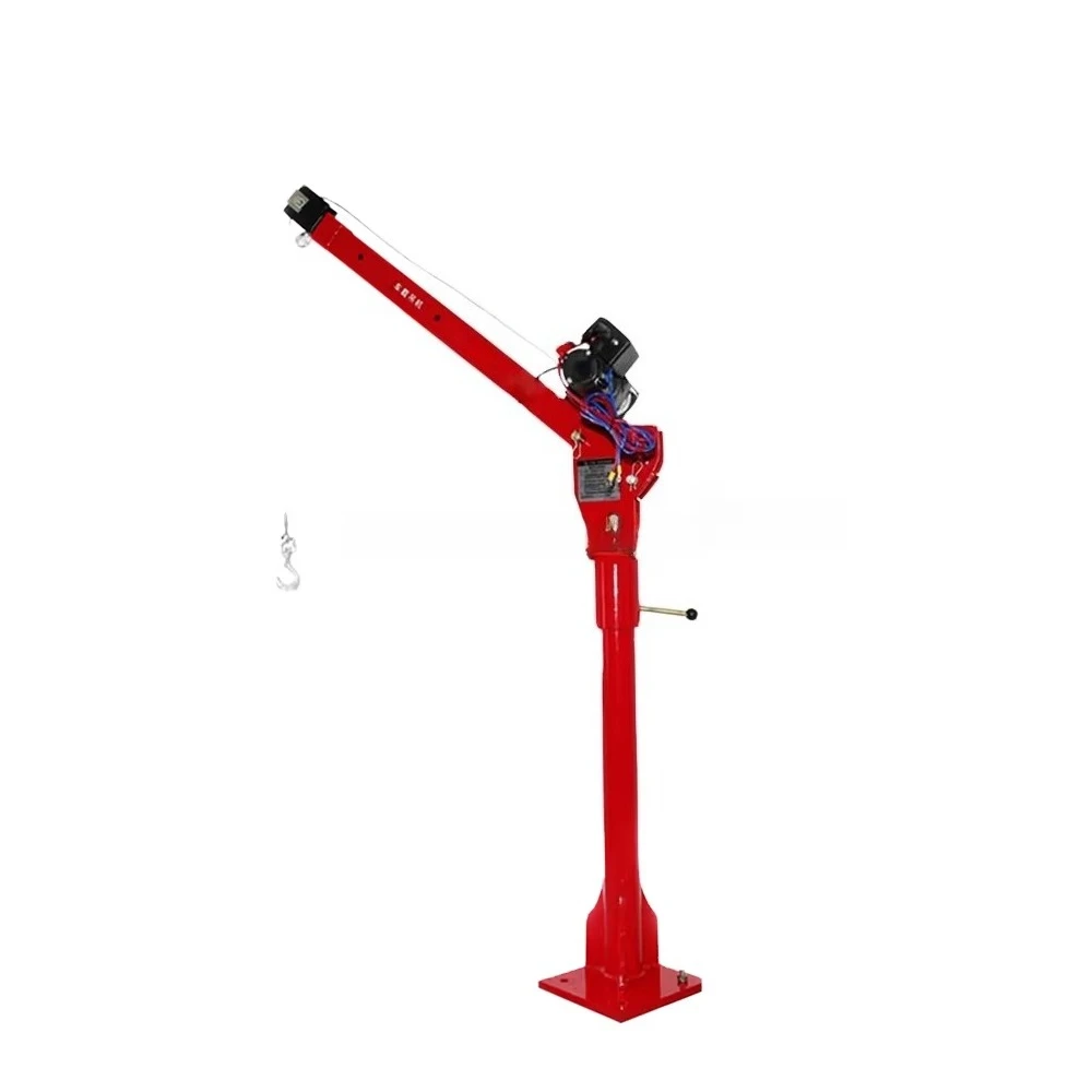 

for-JYH Portable Mini 500kg 1 Ton Truck Mounted Crane Pick up Truck Lift Car Mounted Jib Crane for Construction#