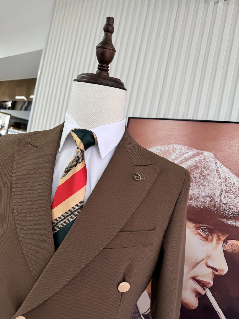Handsome Double Breasted Suit Jacket Man Wedding Groom Sets New High Quality Men's Suits 2 Pieces Business Interview Outfit