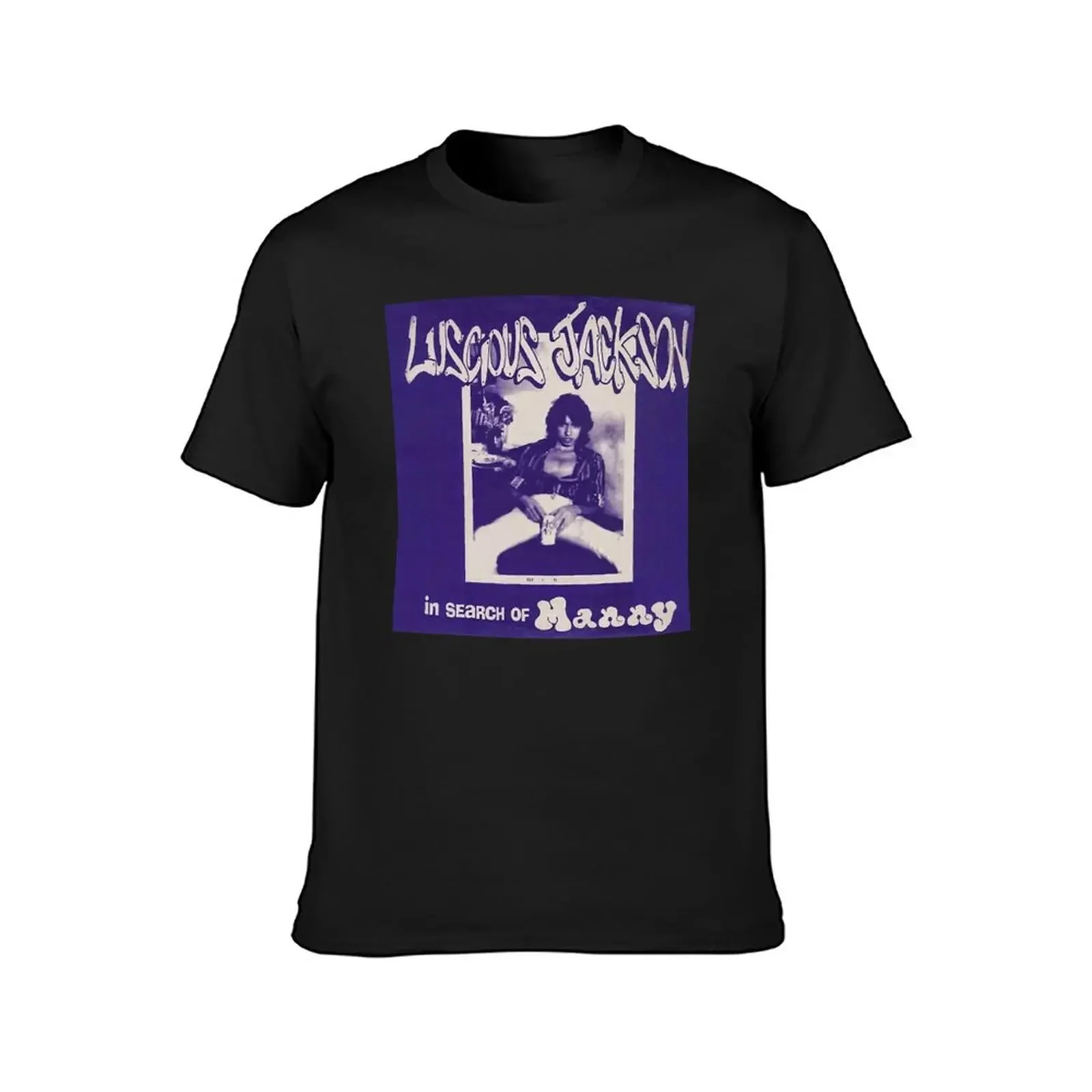 Luscious Jackson original In Search of Manny Album Cover T-Shirt summer top anime figures mens big and tall t shirts