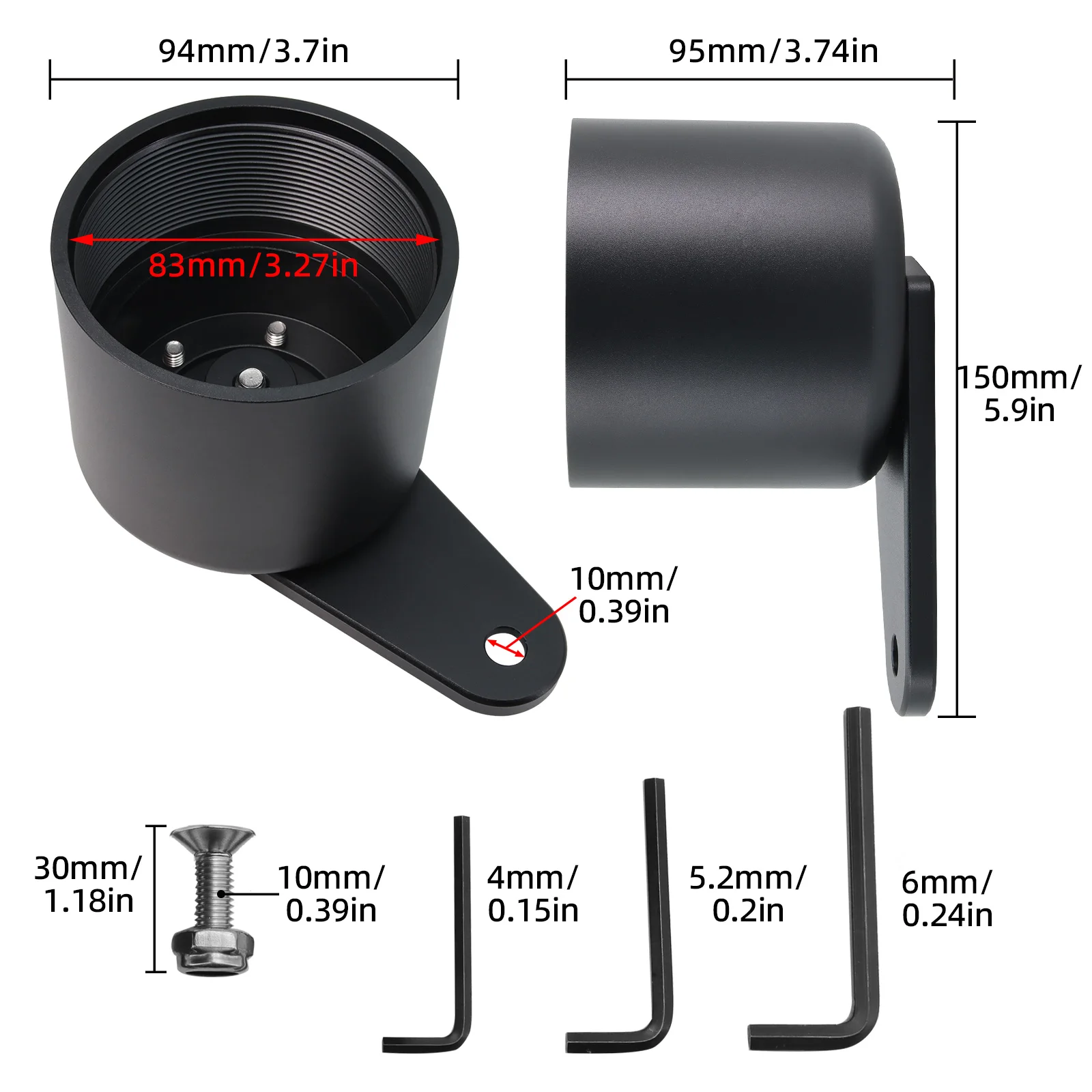 1pc Aluminum Bracket 85mm Gauge Pods Motorcycle Tachometer Speedometer Gauge Holder Instrument Bracket Meter Mount Holder