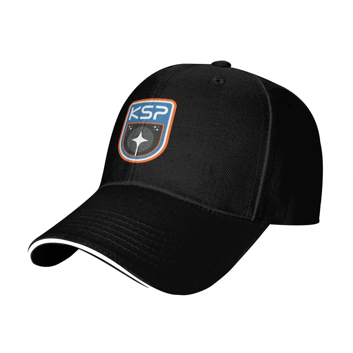 Kerbal Space Program - Mun Badge Baseball Cap Summer Beach Travel Streetwear Hip Hop Trendy Vintage Retro Embroidered