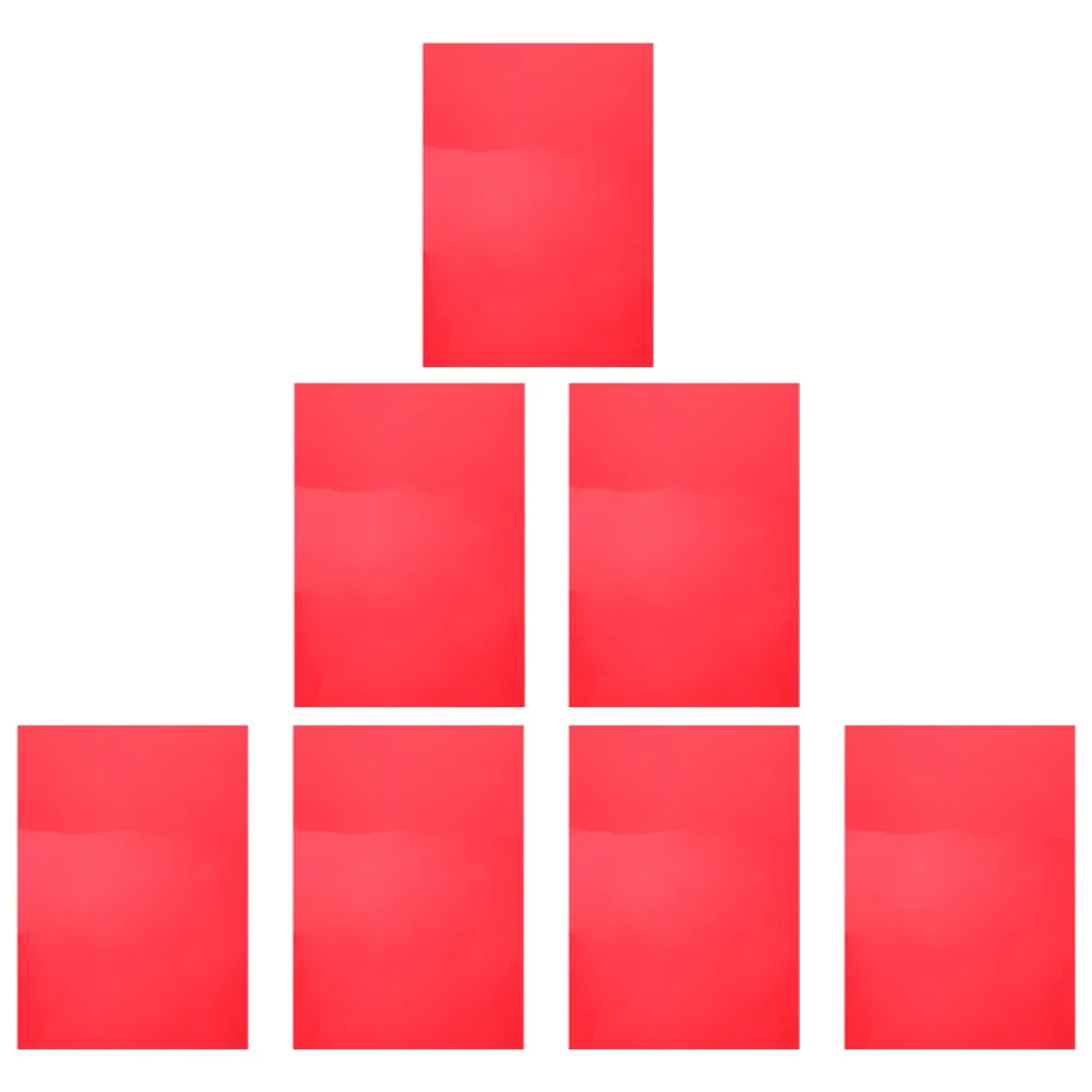 

7-листовый гелевый световой фильтр, пленка из ПВХ, прозрачные светящиеся жесткие пластиковые цветные гели для светильников