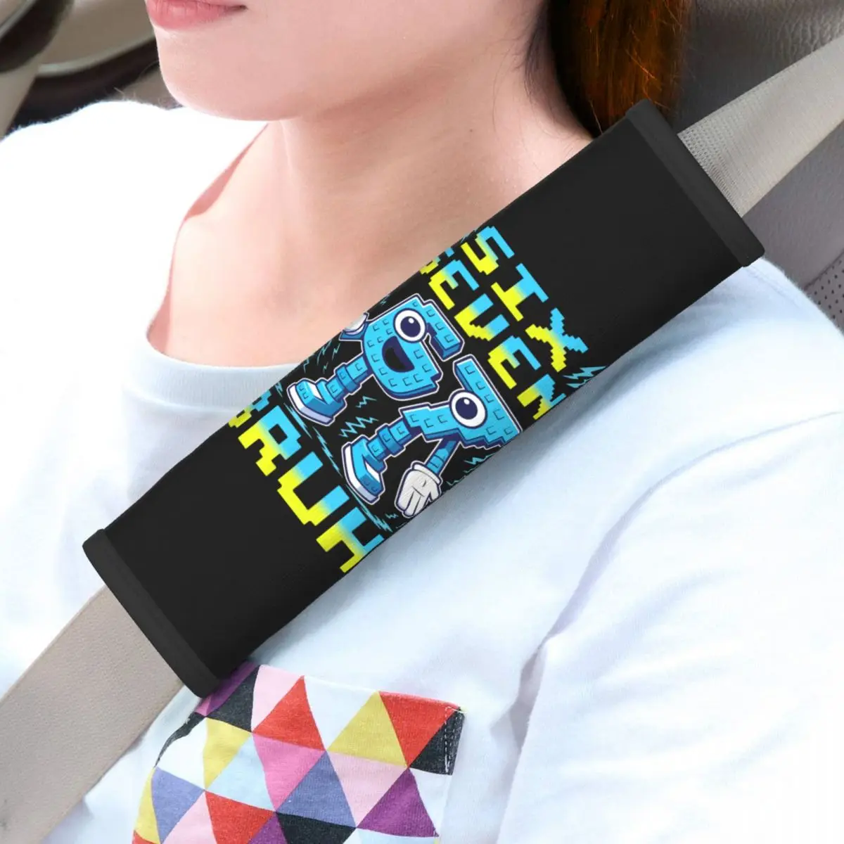 67 Six Seven 6-7 Italian Brainrot Gaming Meme Car Seat Straps Shoulder Pads Comfy Seat Belt Covers for Long Flight