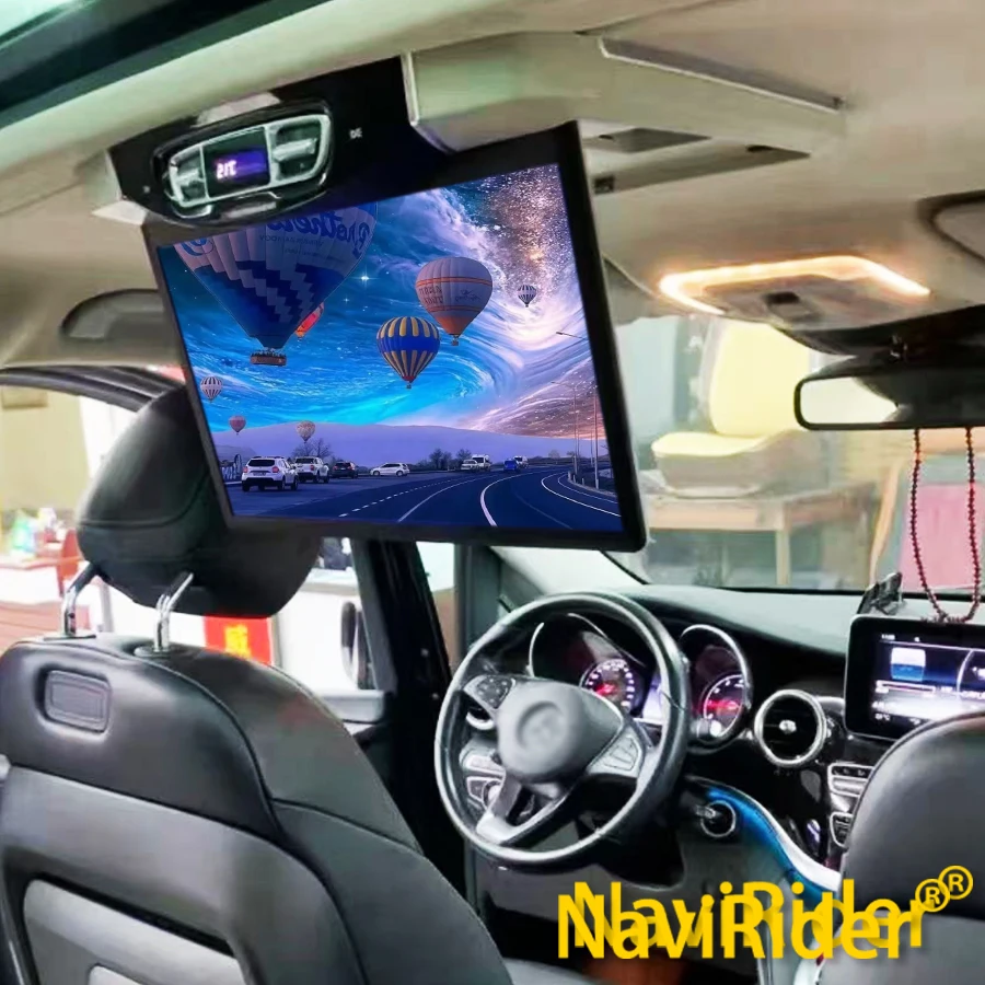 For Mercedes Benz V260 2016-2018 V260L V-class 1920*1080 Roof Screen Ceiling Monitor Video Player Mirror Link Remote Control