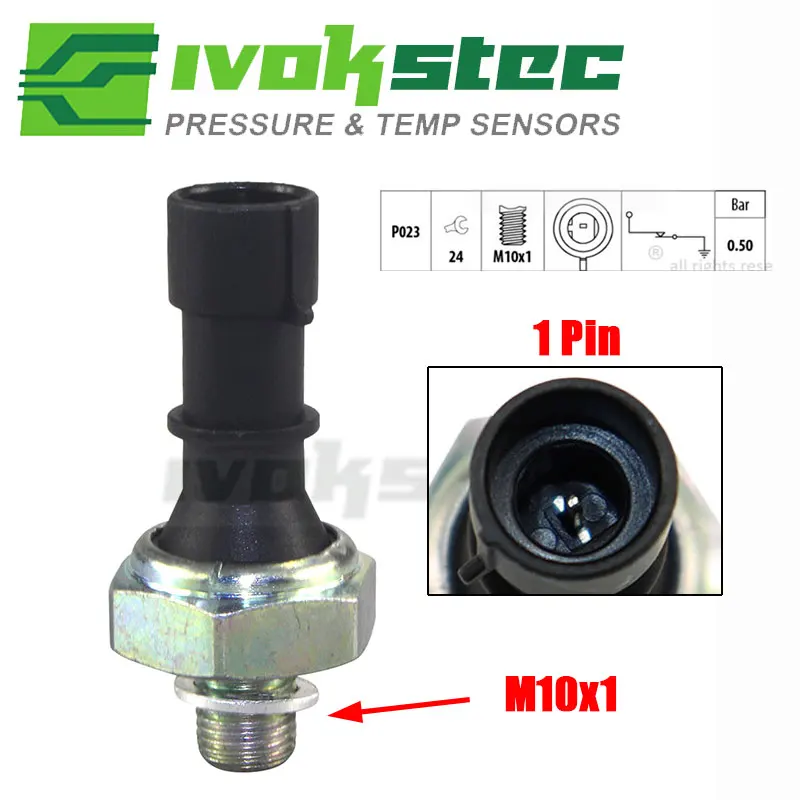 

M10x1mm Oil Pressure Switch For 55354325 Fiat Stilo 1.6 16V Croma 1.8 16V 2001-2010 Alfa Romeo 159 1.8 2005-2012 68329323AA