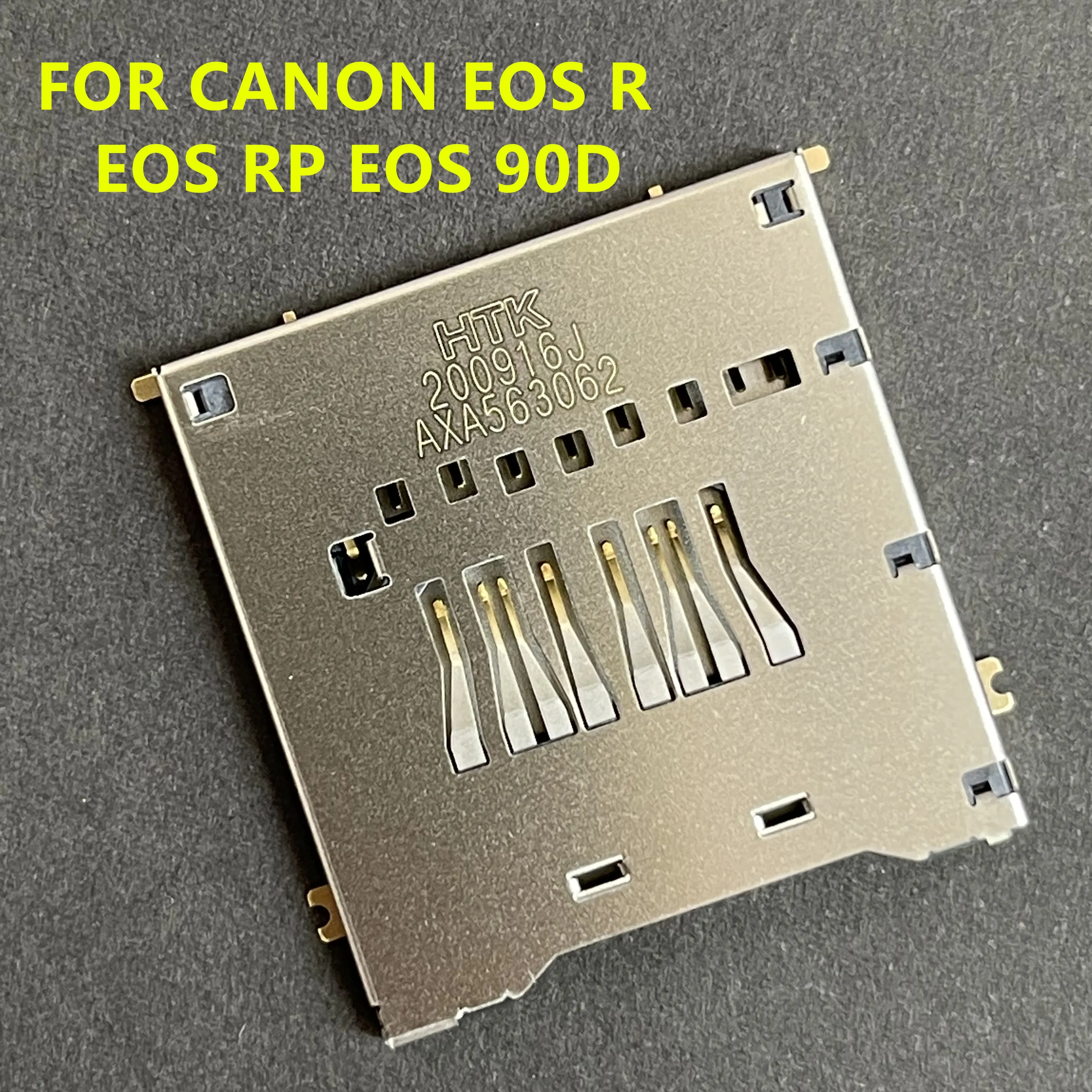 NEW For Canon 90D EOS R / RP EOSR EOS RP  R5 R6 SD Memory Card Reader Connector Slot Holder Camera Replacement Spare Repair Part