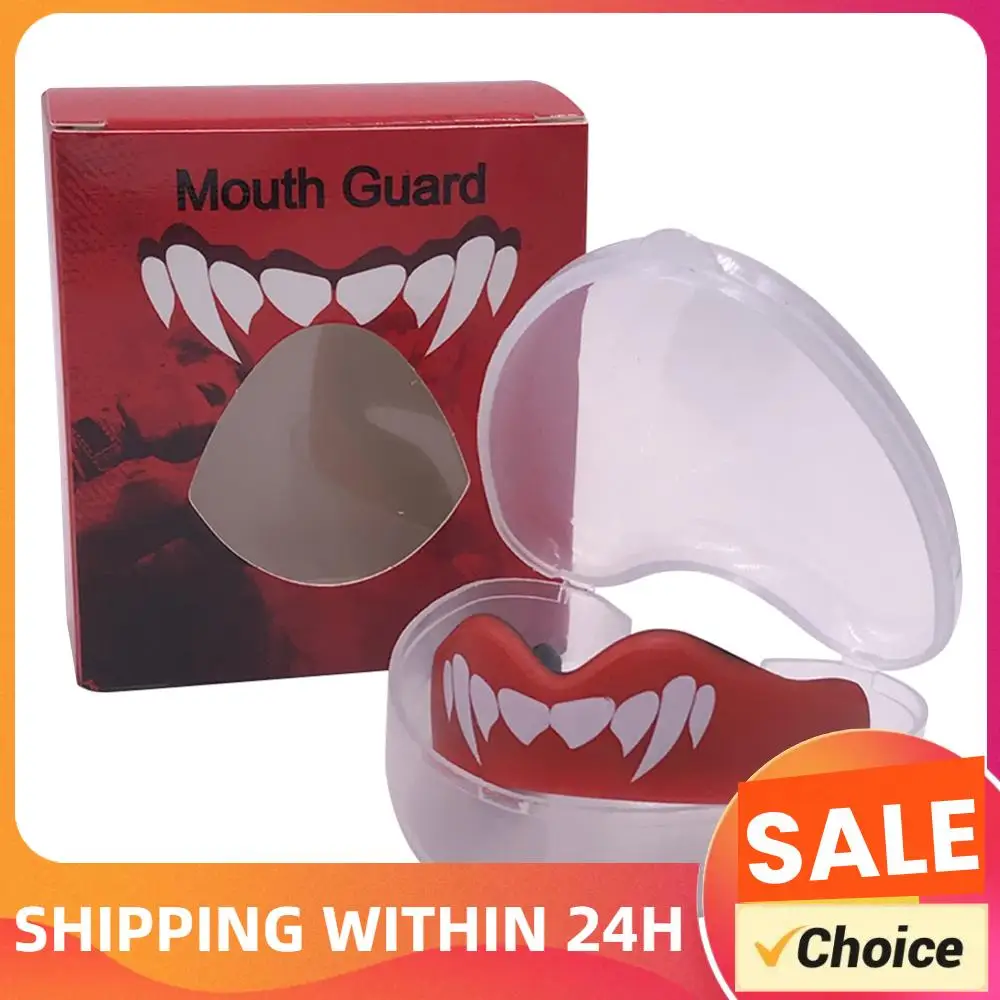 EVA Boxing Braces Mouthguard Portable Football Teeth Protector Lightweight Ultrathin Buffering Effect for Lacrosse Martial Arts