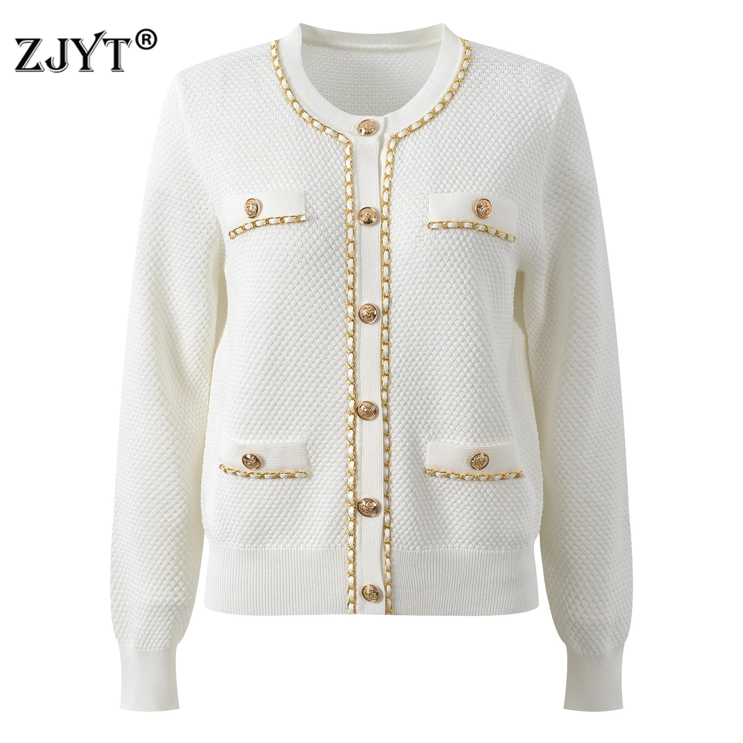 Street Fashion Winter 2026 - ZJYT Nowy Jesienny Sweter Rozpinany Dla