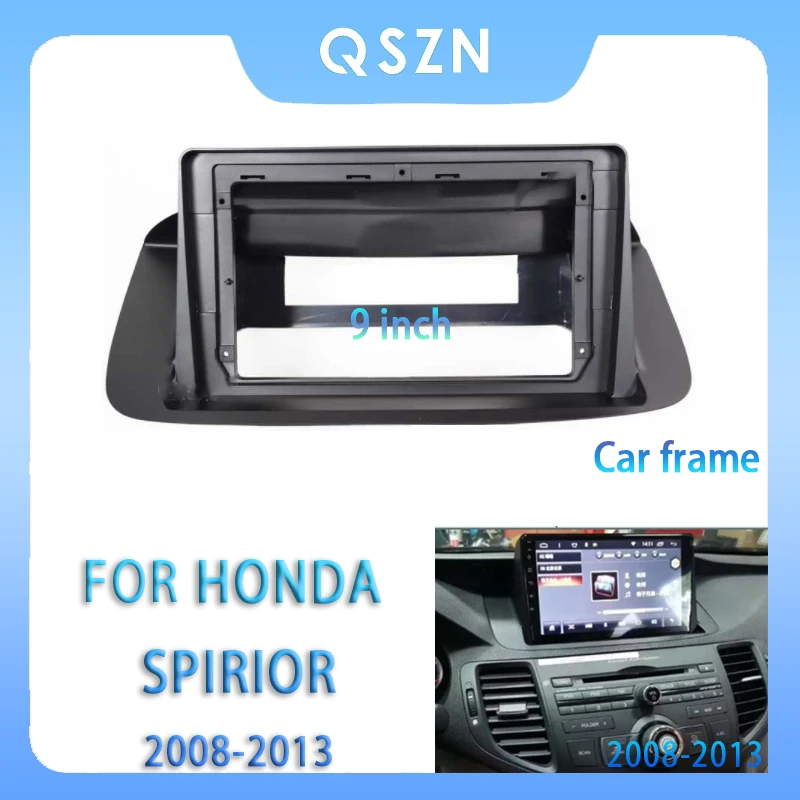 For HONDA SPIRIOR 2008-2013 9 Inch Car Radio Fascia Android MP5 Player Panel Casing Frame 2Din Head Unit Stereo Dash Cover