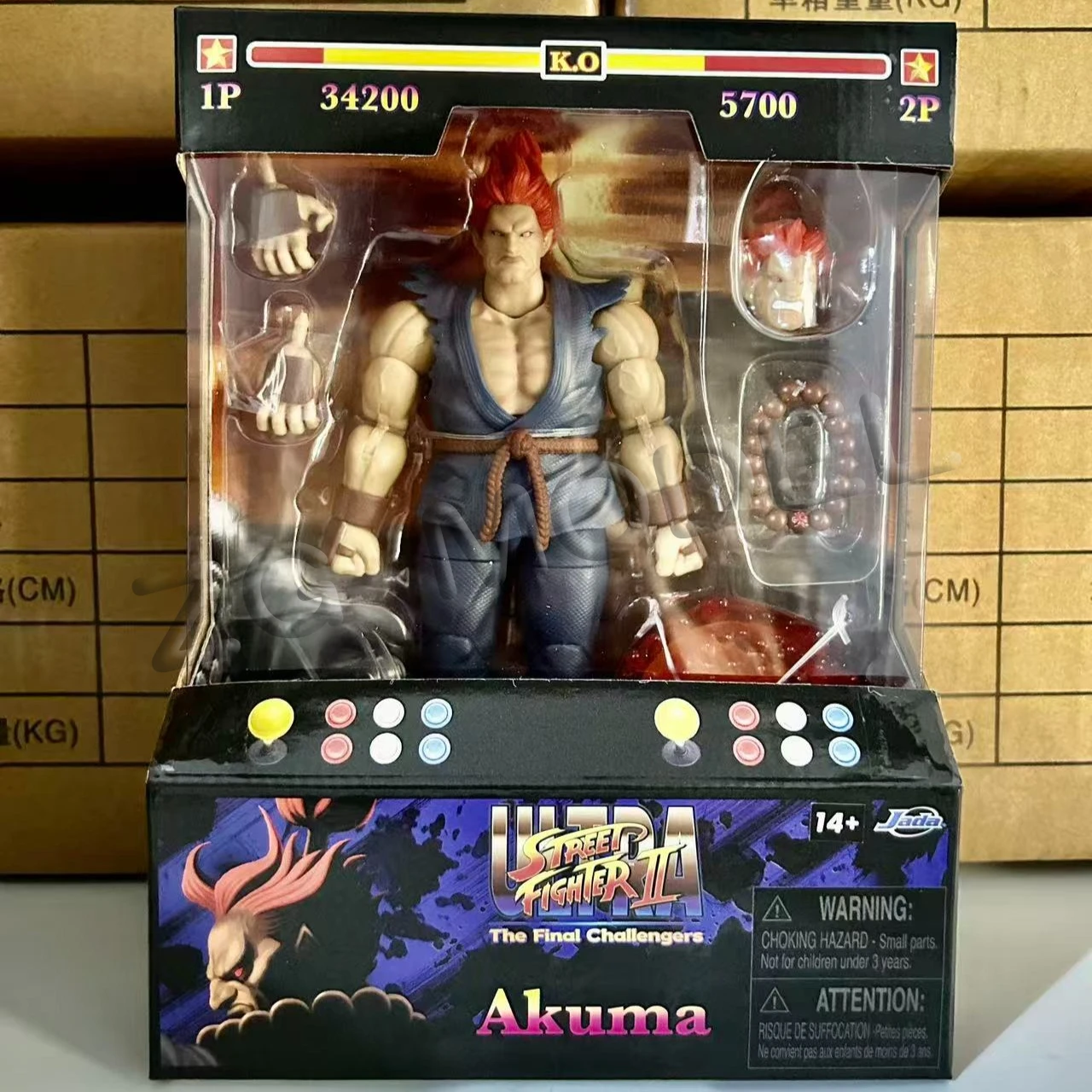 

In Stock Akuma Ultra Street Fighter II: The Final Challengers 1/12 Action Figure Collectible Toy Gift