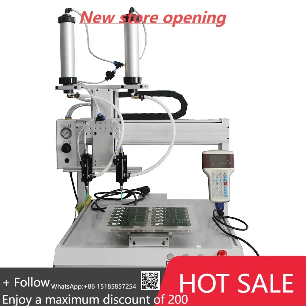 

desktop 3 axis glue dispenser machine for 2600ml high pressure automatic silicone dispenser