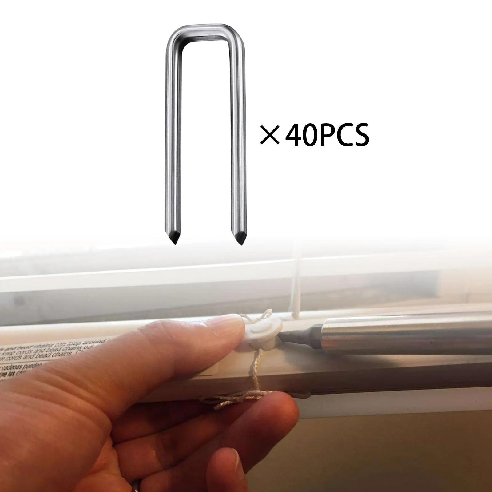 40 Pieces Plantation Shutter Repair Set Louver Staples Durable Universal Louver Repair Tool for Home Indoor Hotel Windows Office
