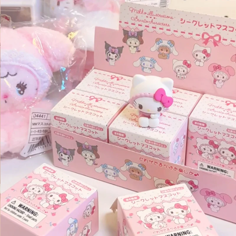 

in stock genuine sanrio co MIKKO Illustration mini blind box mikko HelloKitty kuromi melody Desktop decorative ornaments toy