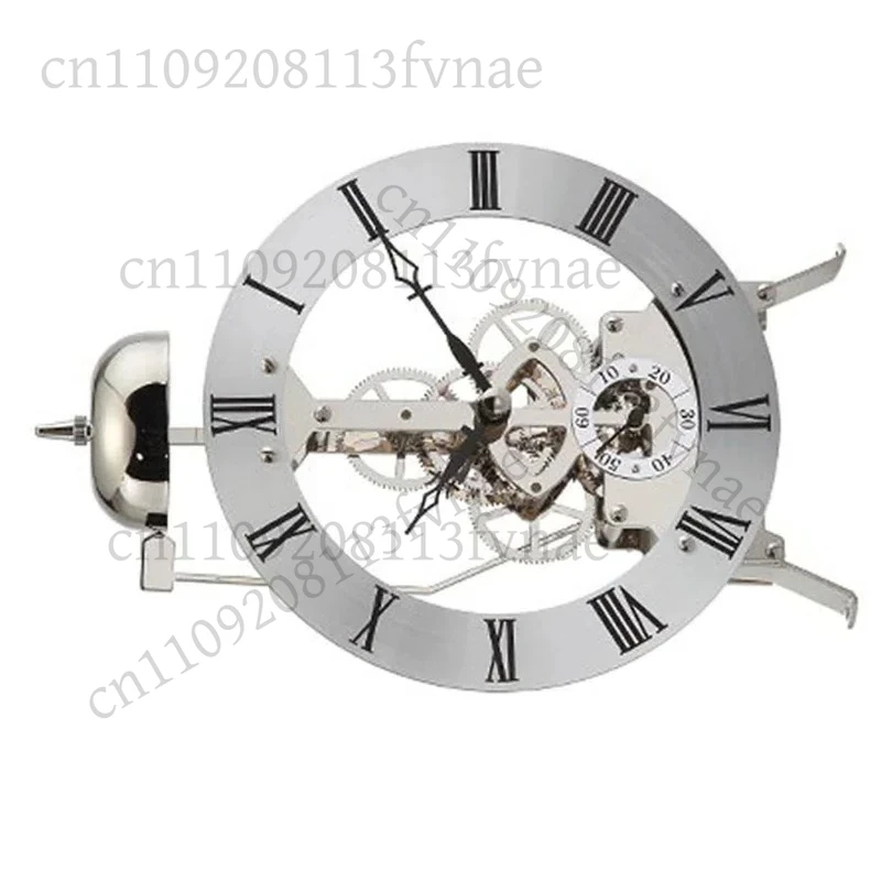 

Small Table Clock Metal Vintage Bedside Table Clocks Bedroom Office Luxury Mechanical Watches Mini Watch Home and Decoration