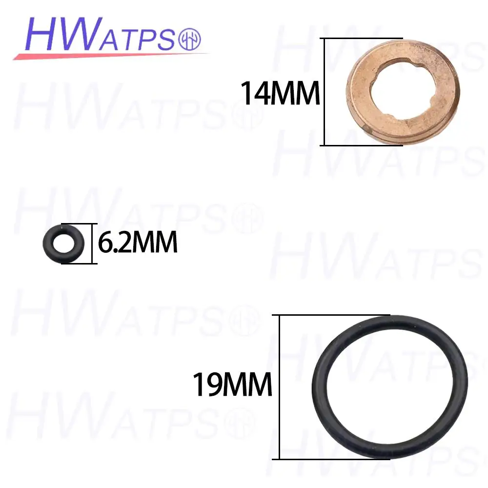 6SET 059130519B Fuel Injector Seal For Audi / VW3.0 TDI V6 diesel engines WHT000884 WHT007480A