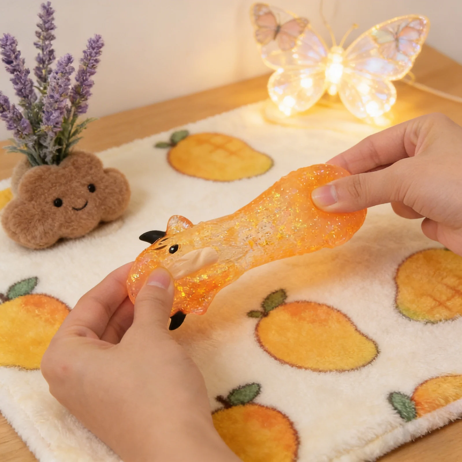 Niedliches Kuh-Squishy-Maltose-Fidget-Spielzeug, weiches Kuh-Needoh-Spielzeug, kleines niedliches Tier, Anti-Stress-Splat-Dekompressions-Quetschspielzeug – Detail 7