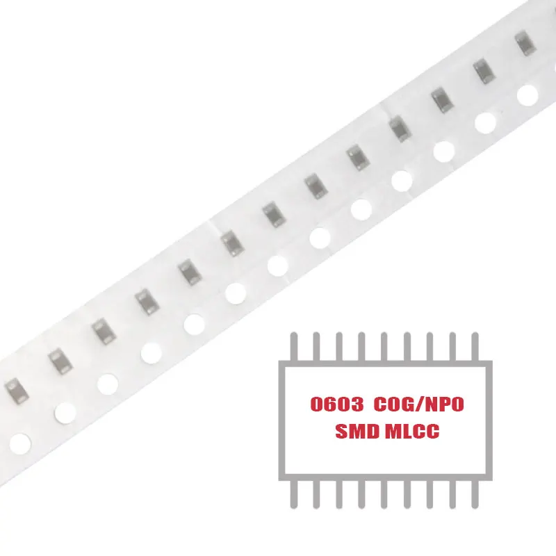 

MY GROUP 100PCS SMD MLCC CAP CER 3.6PF 50V C0G/NP0 0603 Surface Mount Multilayer Ceramic Capacitors in Stock