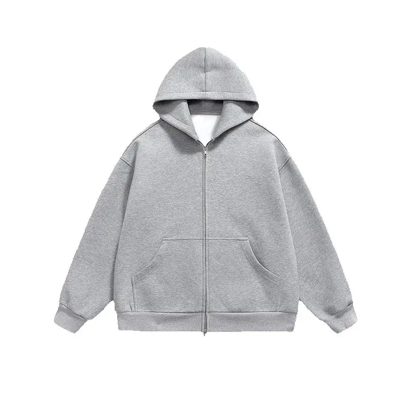 

Men's Hooded Zip - Up Sweatshirt | Multi - Color | Kangaroo Pocket | Soft Fabric | Oversized | Leisure Style | Daily Campus Wear