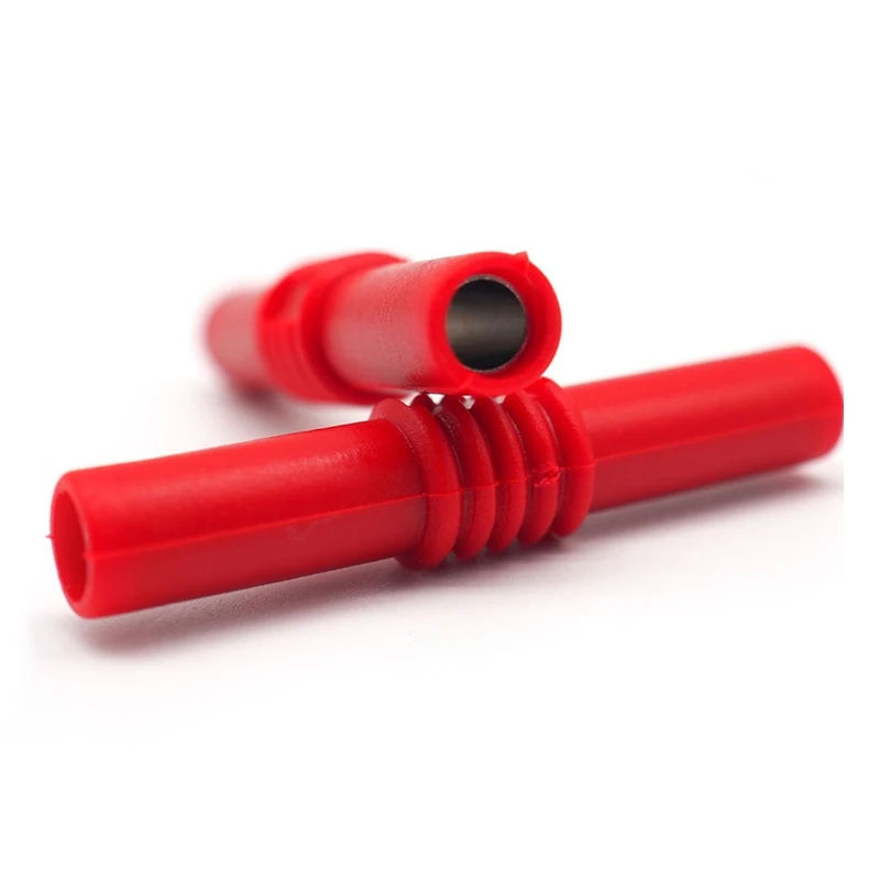 4mm Banana Plug Female To Female Socket Connector Insulated Power Adapter Multi-purpose Cable Extension Electrical Testing Tool