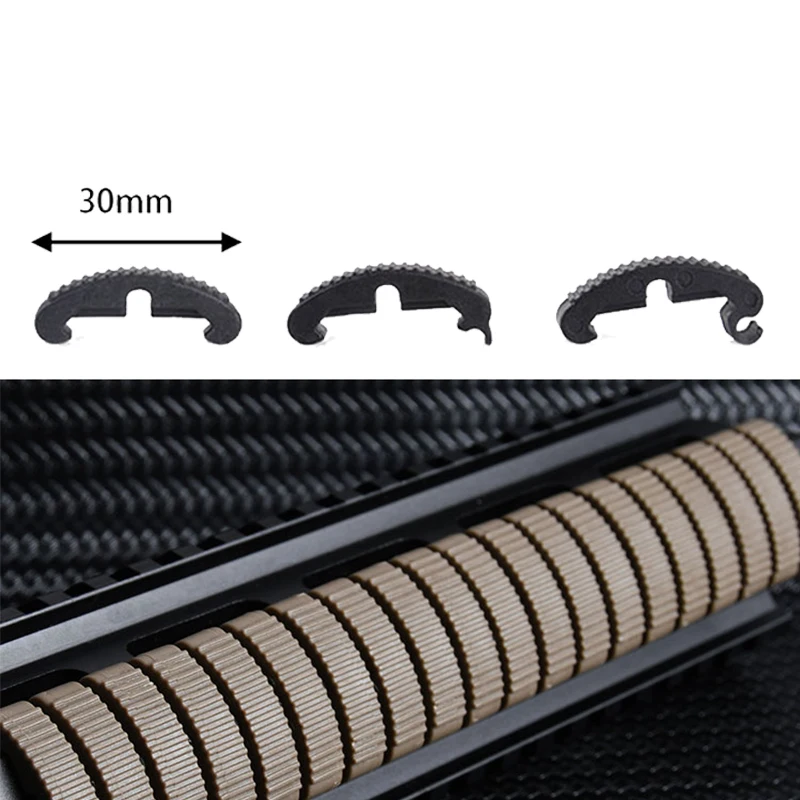 Nylon Plastic 20mm picatinny Rail Cover Cable fixer Wood Chip Protection Airsoft Toy Gun Fit 20mm Rail System
