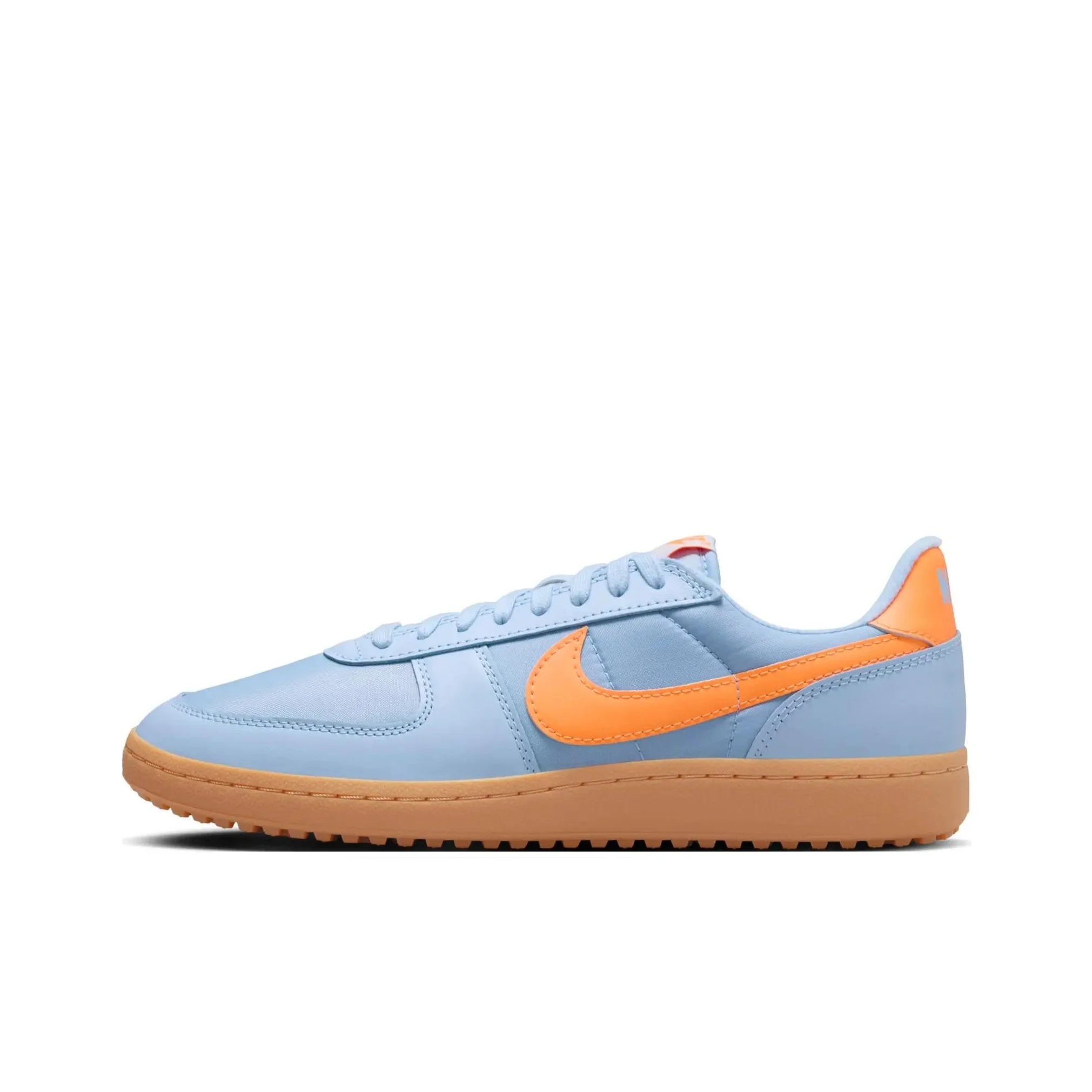 Nike Field General '82 Skateboard Shoes Unisex Low Top Aluminum/Orange/Brown HM5685-400
